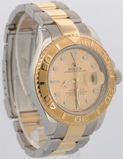 Rolex Yacht-Master 40mm CHAMPAGNE Two-Tone REHAUT 18K Yellow Gold Steel 16623 4