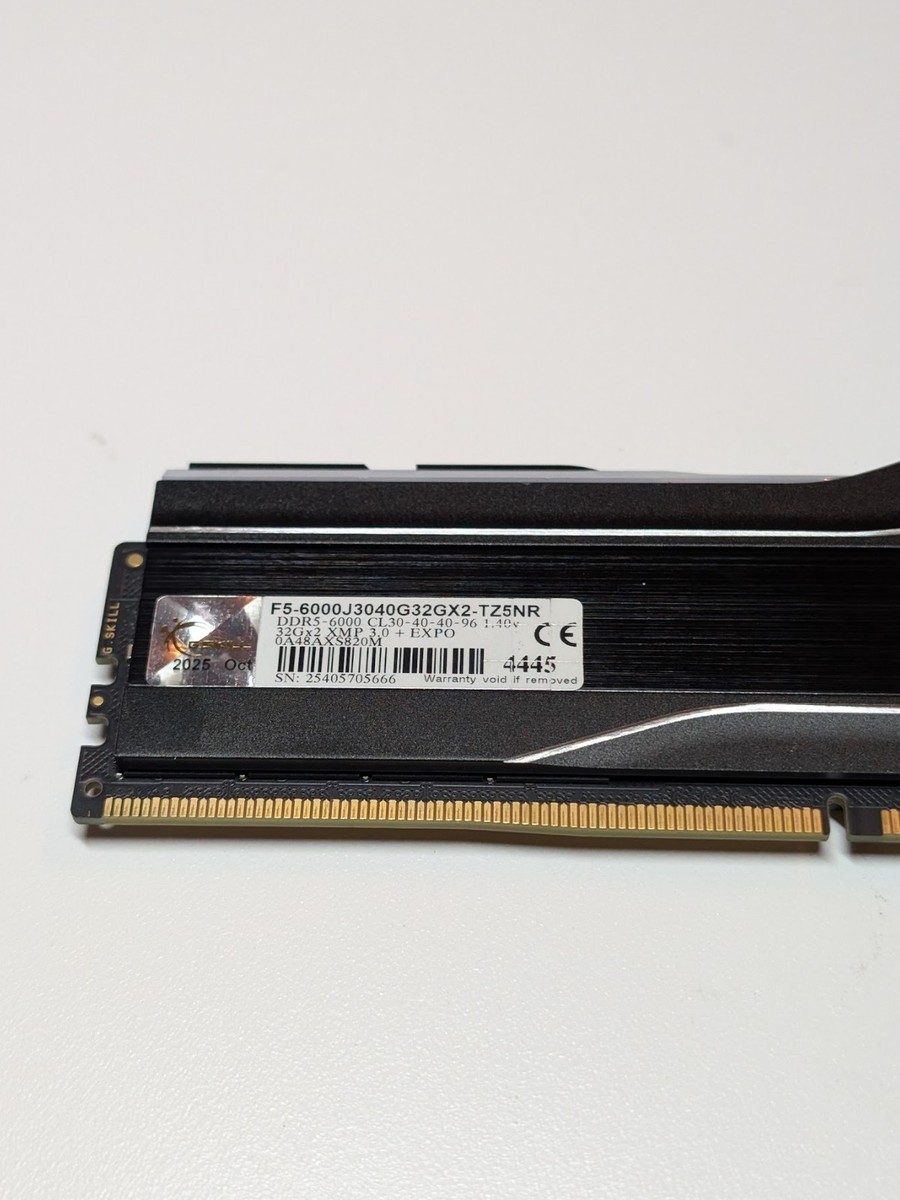 G.SKILL Trident Z5 Neo RGB 32GB 1x32GB DDR5 6000 CL30 AMD EXPO