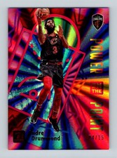 2020-21 Donruss Power in the Paint Holo Purple Laser #7 Andre Drummond 04/15