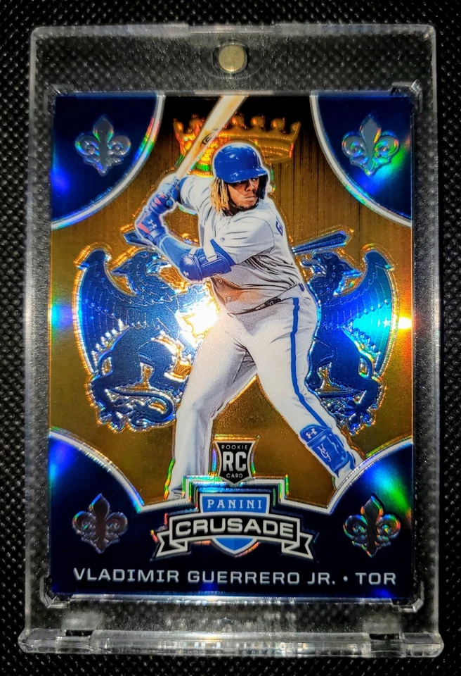 2019 Crusade VLADIMIR GUERRERO JR FOTL ORANGE PRIZM RC #21 - Case Hit SP #Ed /17 - Image 2 of 4