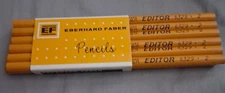 1 Dozen VINTAGE EBERHARD FABOR  #2 Editor Pencils HALF Gloss Unused 6329-2