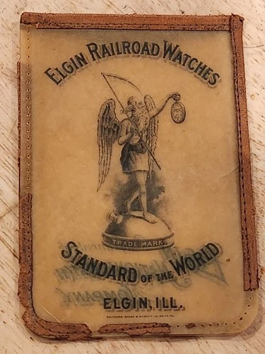 Antique Elgin Railroad Watches booklet pouch?
