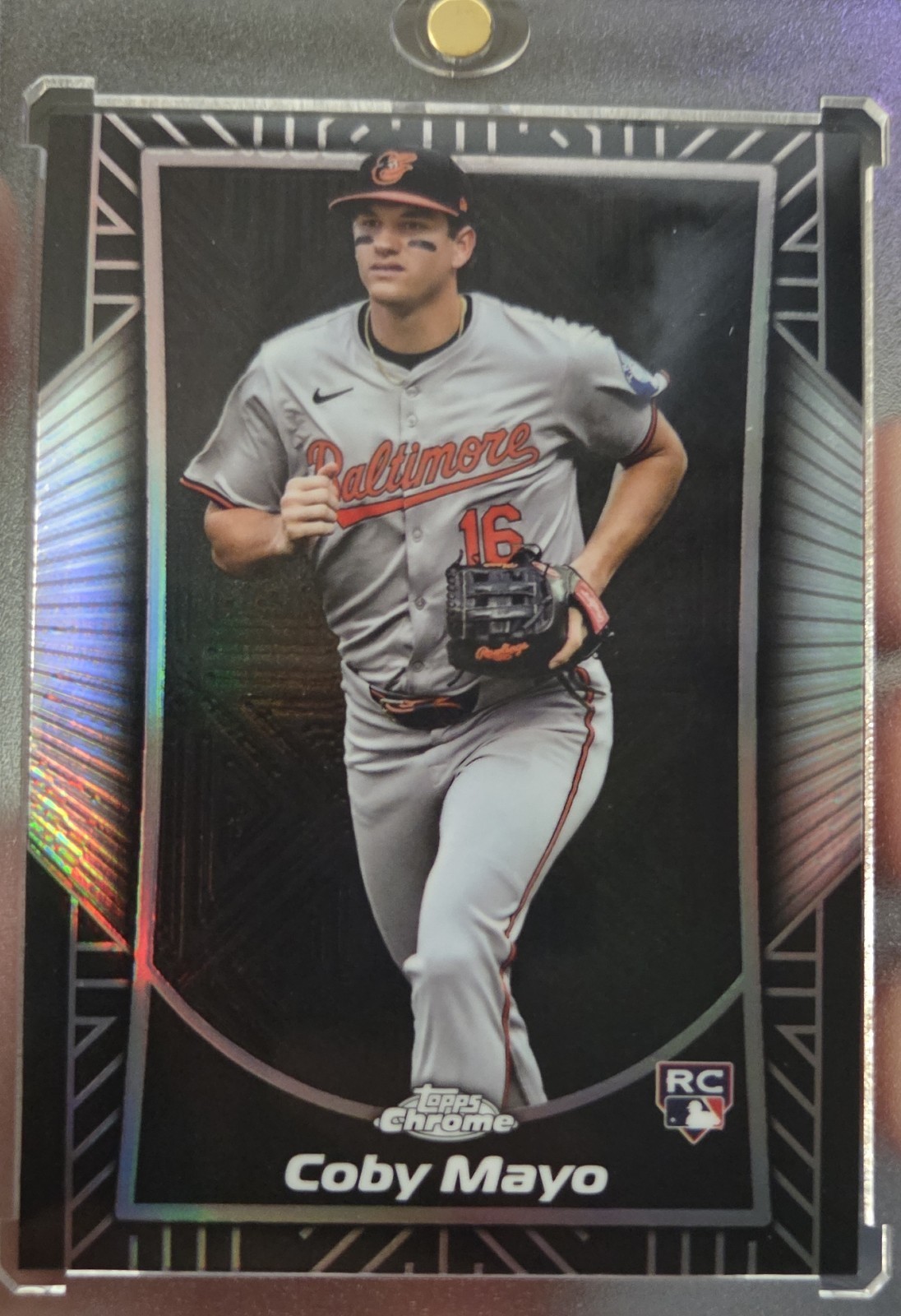 2025 Topps Chrome - Shadow Etch Coby Mayo #SE-12 (RC)