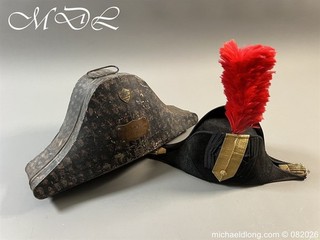 Victorian Royal Engineers Officers Bicorn Hat – Major Hawkins