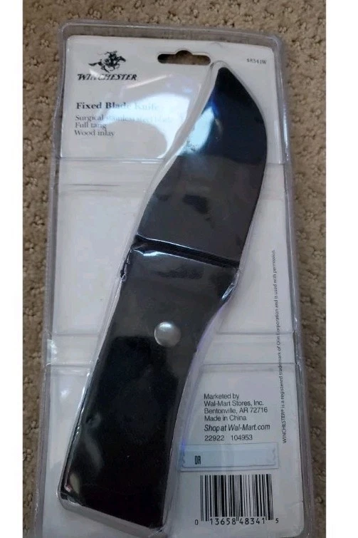 NIB Winchester Fixed Blade Knife with Nylon Sheath Made In USA - Image 4 of 4