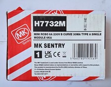 MK Sentry 6A DP 1 Module Bidirectional B Curve 6kA 30mA Type A Compact RCBO