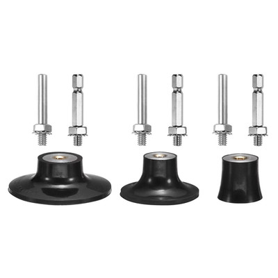 Uxcell 3 Pack 1'' 2'' 3'' Disc Pad Holder Quick Change Discs 1/4'' Shank Holder Mand