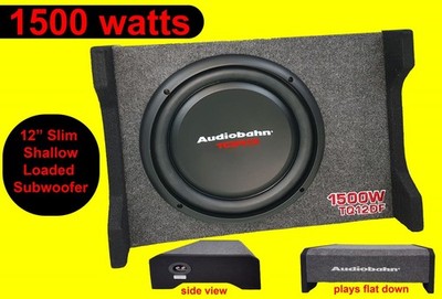 Audiobahn 12'' Passiver Downfiring Bassreflex Subwoofer 600W RMS Neu 2026 TQ12DF