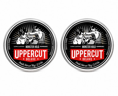 Uppercut Deluxe Monster Hold  Strong Hold High Shine Pomade Haarwachs 2 x 70g
