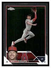 2023 Topps Chrome Update #USC84 Brett Phillips Los Angeles Angels 33861