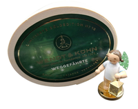 Wendt & Kühn Engel Mit Laterne Metallsockel Limitierte Goldedition Uvp: 81,50 €