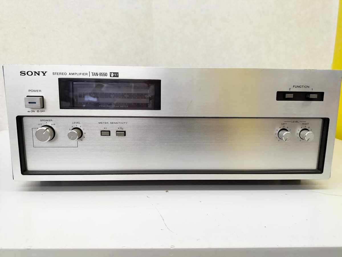 SONY Tan-8550 V-FET Power Amplifier Used 19kg Stereo Audio and | eBay