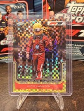 2025 Topps Chrome  F1 On The Move Lewis Hamilton #191 Orange Refractor 4/25