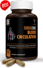 Blood Circulation Supplement 180 Caps Varicose Vein Leg Support Diosmin US