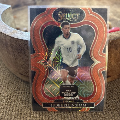 Jude Bellingham -2026 Select -Road to FIFA WC  -Orange Mojo Prizm /825 -England