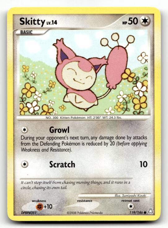 Skitty 119/146 Normal Common Legends Awakened LP