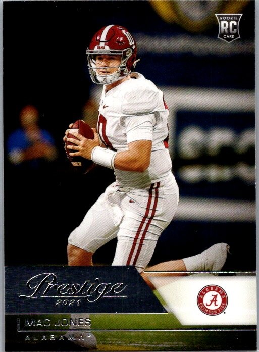2021 Panini Chronicles Draft Picks #87 Mac Jones Prestige Base Bronze