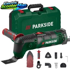 Parkside 310W Multi Purpose Tool With Carry Case & Accessories 6 Speed Settings