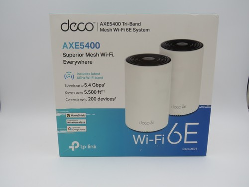 TP-Link Deco AXE5400 Tri-Band WiFi 6E Mesh System(Deco XE75) 2 Pack - Afbeelding 6 van 7