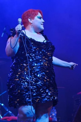 Beth Ditto of Gossip performs Day 2 of Reading Festival 2009 Augus- Old Photo 8