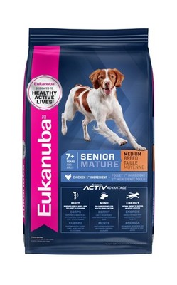 Eukanuba Senior Medium Breed Dry Dog Food, 30 lb 30 Pound (Pack of 1)