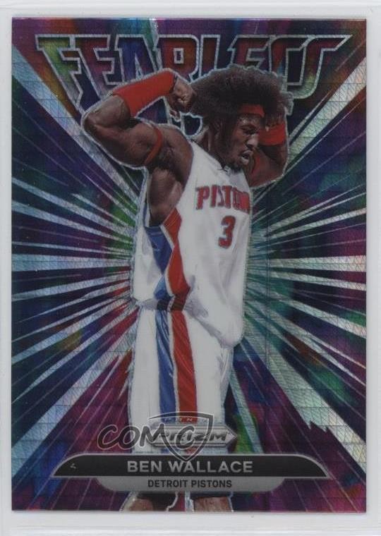 2021-22 Panini Prizm Fearless Hyper Prizm Ben Wallace #17 HOF 11es
