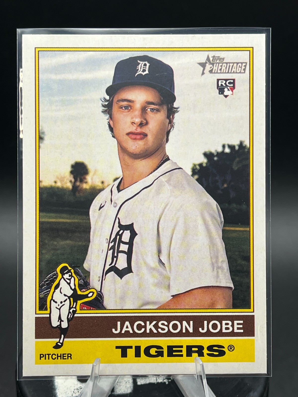 2025 Topps Heritage Jackson Jobe #389 (RC) Tigers