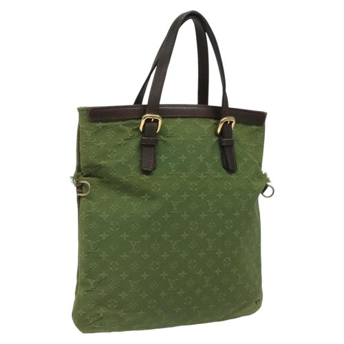 LOUIS VUITTON Monogram Mini Fran?oise 2Way Tote Bag TST Khaki M92422 Auth h...