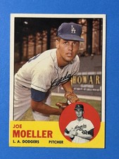 1963 TOPPS #53 Joe Moeller Los Angeles Dodgers EX *shoeboxcards*