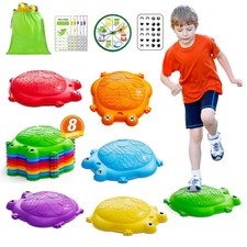 Non Slip Stepping Stones for Kids Toddler Balance Garden Outdoor Steps Stones
