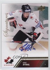 2013 Upper Deck Team Canada Gold Signatures Eric Staal #122 Auto t3w