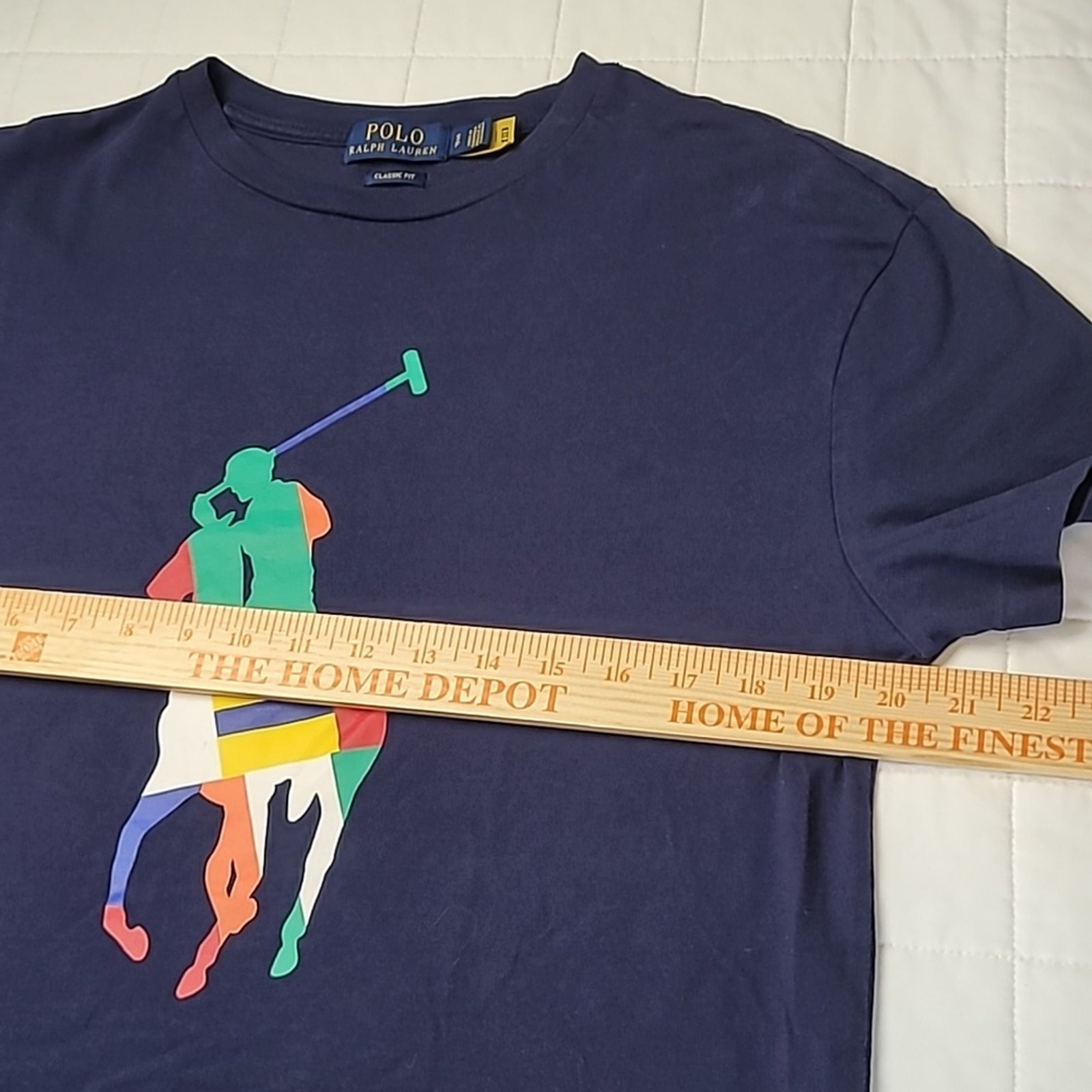 Polo Ralph Lauren Classic Fit Big Pony Jersey T Shirt Small