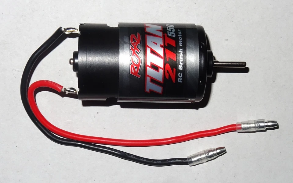 BRUSHED MOTOR FOR RC CARS 21T 550 CAN SIZE TITAN C/W COOLING FAN UK SELLER - Image 2 of 4