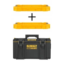 TOUGHSYSTEM 2.0 22 in. Shallow Tool Tray (2 Pack) and TOUGHSYSTEM 2.0 22 in. Box