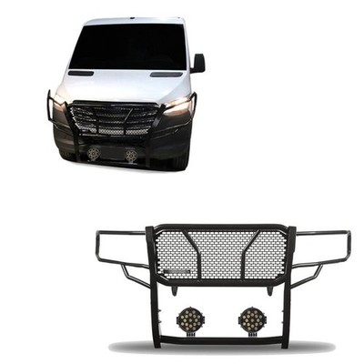 Black Horse Rugged HD Grille Guard Kit Modular BK fit 19-20 Benz sprinter 1500