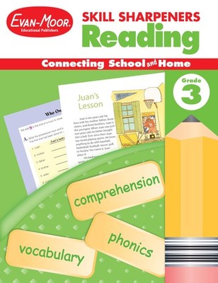 Evan-Moor Skill Sharpeners Reading Workbook, Grade 3, Vocabulary, Comprehens...