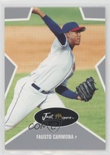 2003 Just Minors Stars Silver Roberto Hernandez Fausto Carmona #10 Auto 0il7