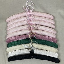Set Of 10 Satin Padded Hangers