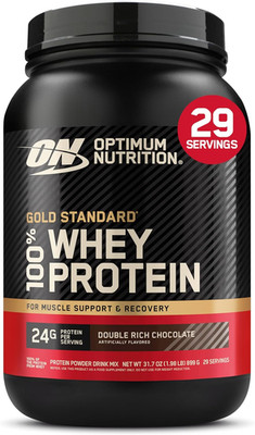 Optimum Nutrition Gold Standard 100% Whey Protein Powder, Double Rich Chocolate 