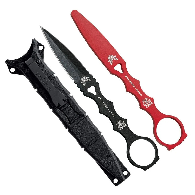BENCHMADE SOCP Combo Dagger 176BK-COMBO Trainer Set 440c Stainless Steel Handle