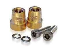 586 Tall Brass Post Adaptor M6 Thread , GOLD,SILVER