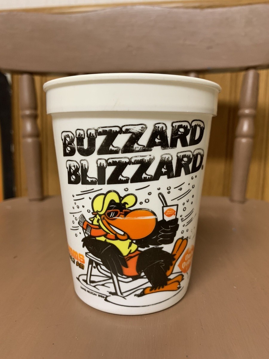 DQ DAIRY QUEEN 100.7 WMMS RADIO STATION BUZZARD BLIZZARD CUP 1986