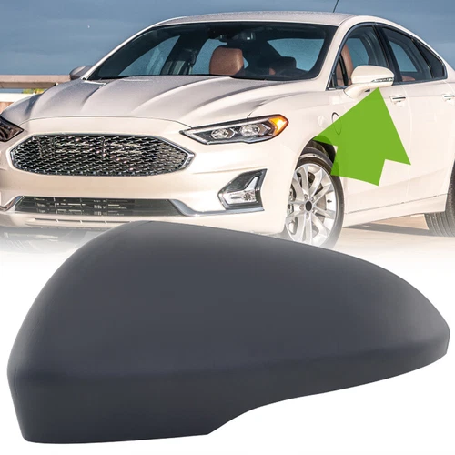 Left Side Rearview Side View Mirror Cover Cap Primed For Ford Fusion 2013-2021