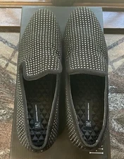 INC International Concepts WYATT Loafers Men's 10M Studded Crystal Slip On Shoes