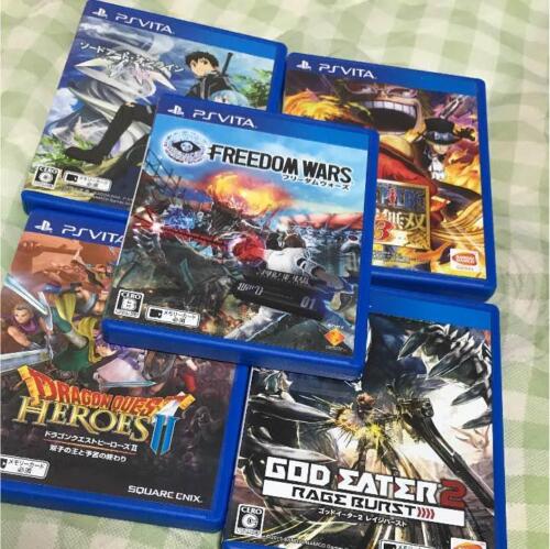 Playstation Vita PSVita Game software Lot 5 Freedom Wars Dragon Quest Heroes - Picture 1 of 1