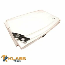 Heavy Duty Bright White Tarp (Multipurpose Tarp) (Available in 44 Sizes)