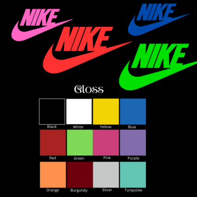 2pk Nike Retro Logo Decal Sticker 4