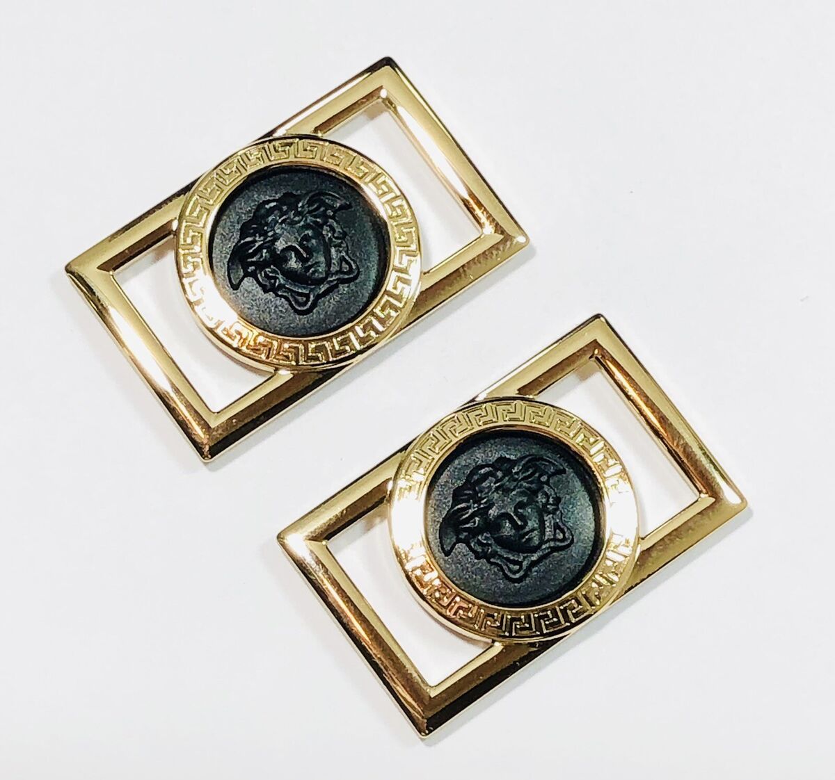 ★VERSACE★ロゴスライド Versace Jeans Couture logo-print slip-on Slides | Black