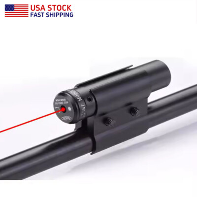 1 Pack Red Dot Laser Sight Scope Laser with QQ Clip Barrel Mount Hunting Shoot