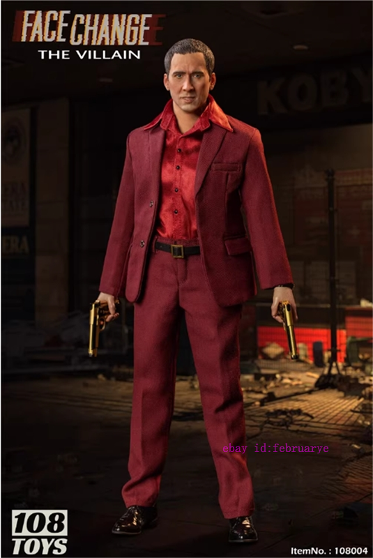 108TOYS 1/6 108004 Face Off Castor Troy Nicolas Cage Action Figure